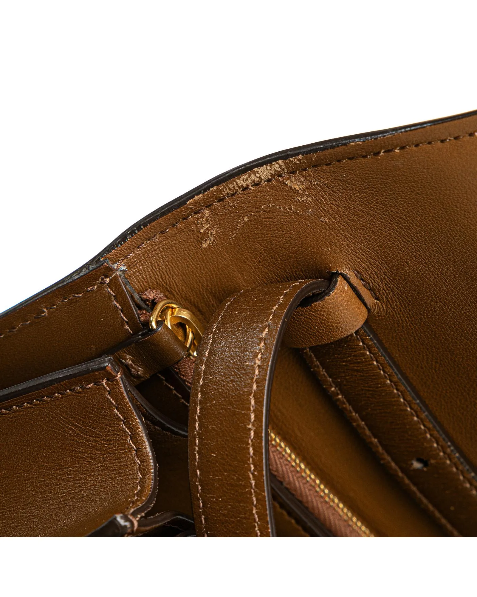 Medium Leather Crossbody Bag with Push Lock Closure