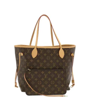 Monogram Tote Bag with Dust Pouch and RFID Serial No