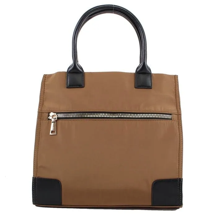 NP2733 Nylon Structured Shopper Tote/Crossbody
