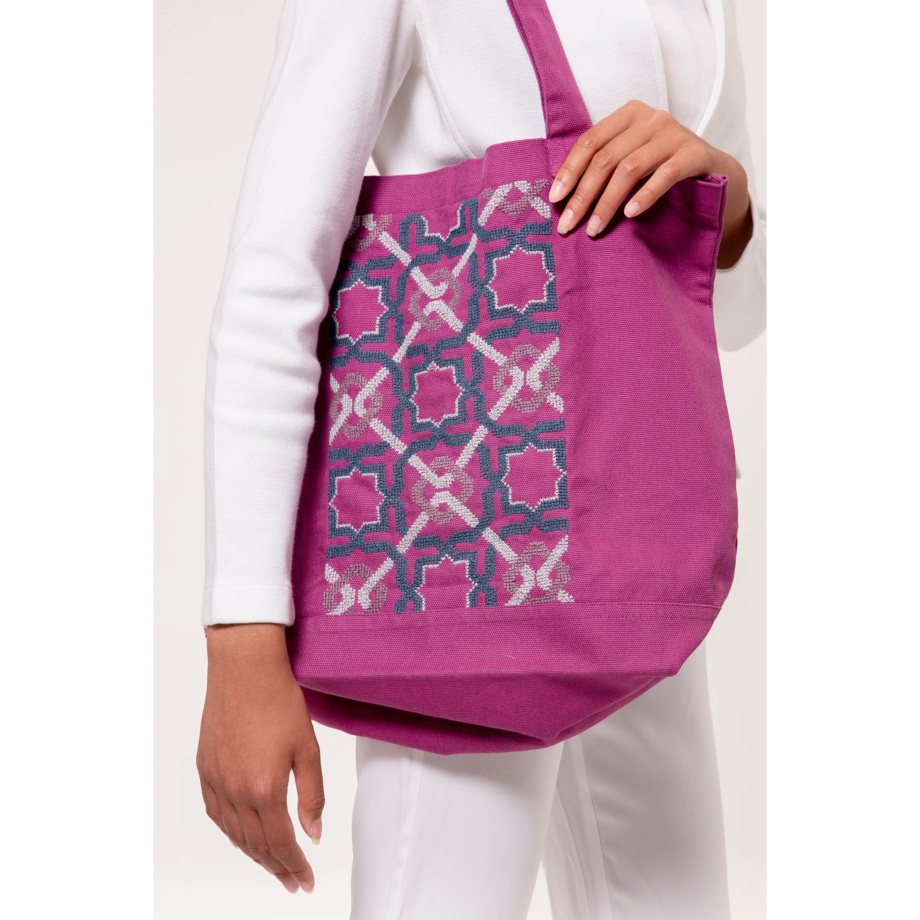 PURPLE CANVAS BAG SDG#10