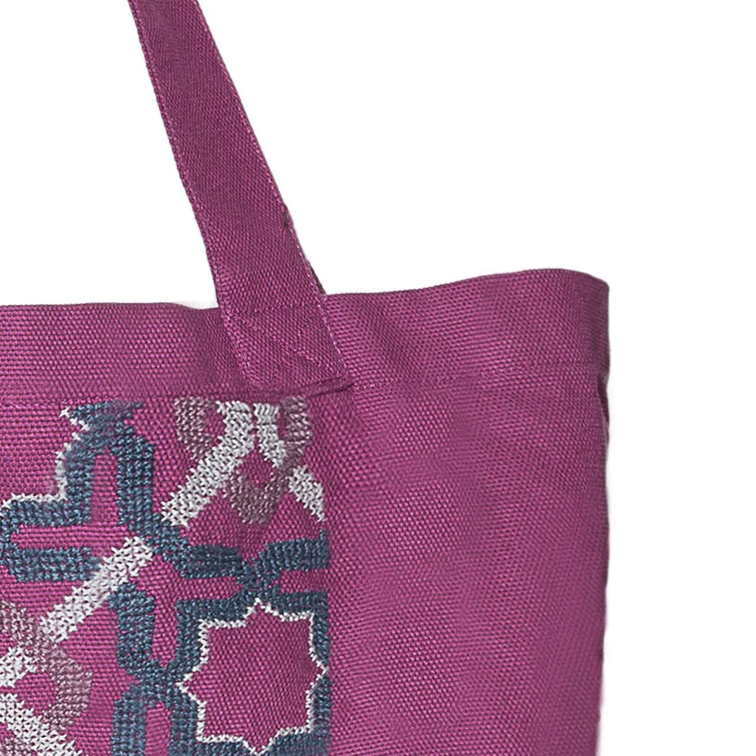 PURPLE CANVAS BAG SDG#10