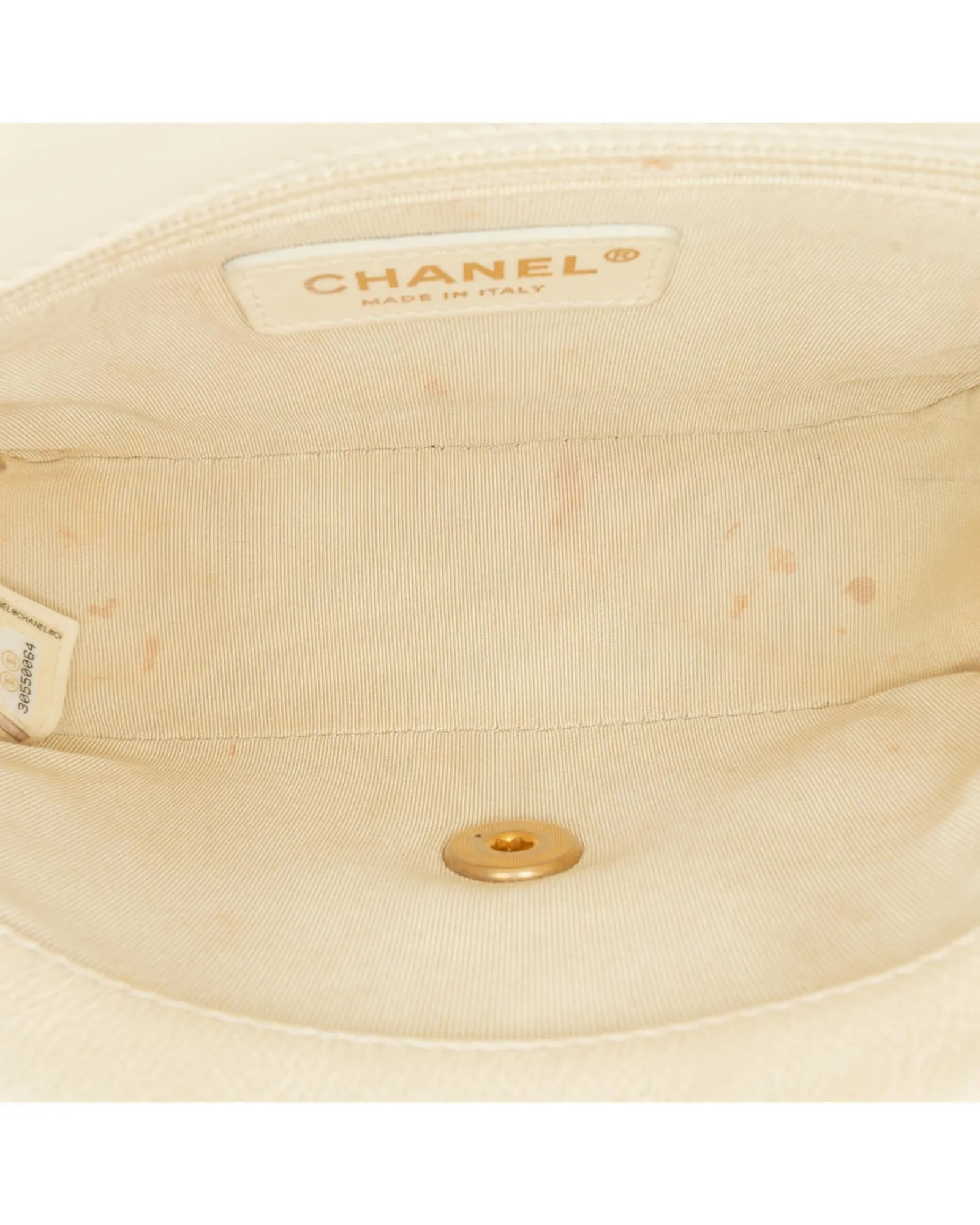 Quilted Lambskin Crossbody Bag with Gold-Tone Chain and CC Twist-Lock Closure