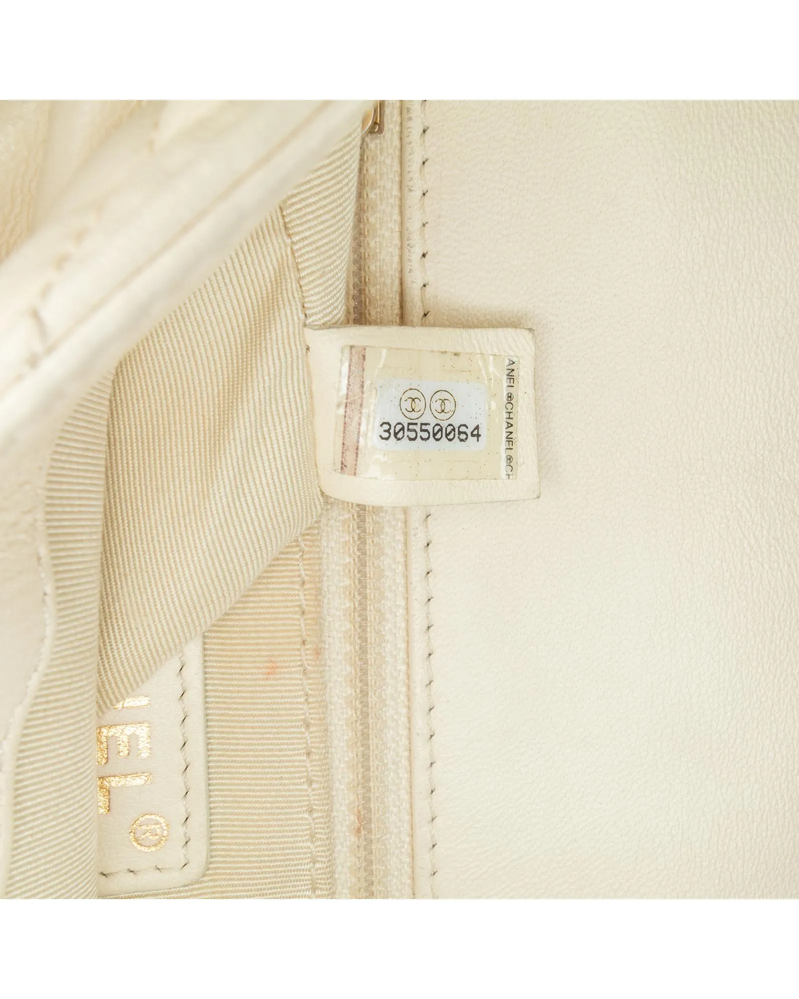 Quilted Lambskin Crossbody Bag with Gold-Tone Chain and CC Twist-Lock Closure