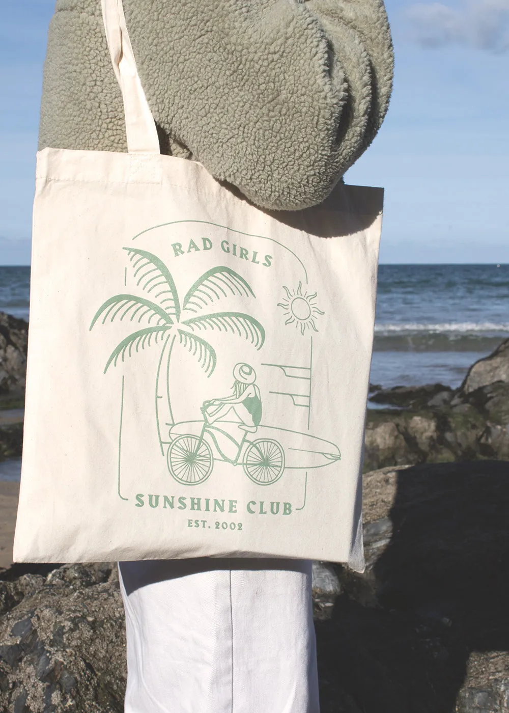 Rad Girls Sunshine Club Shopper Tote Bag