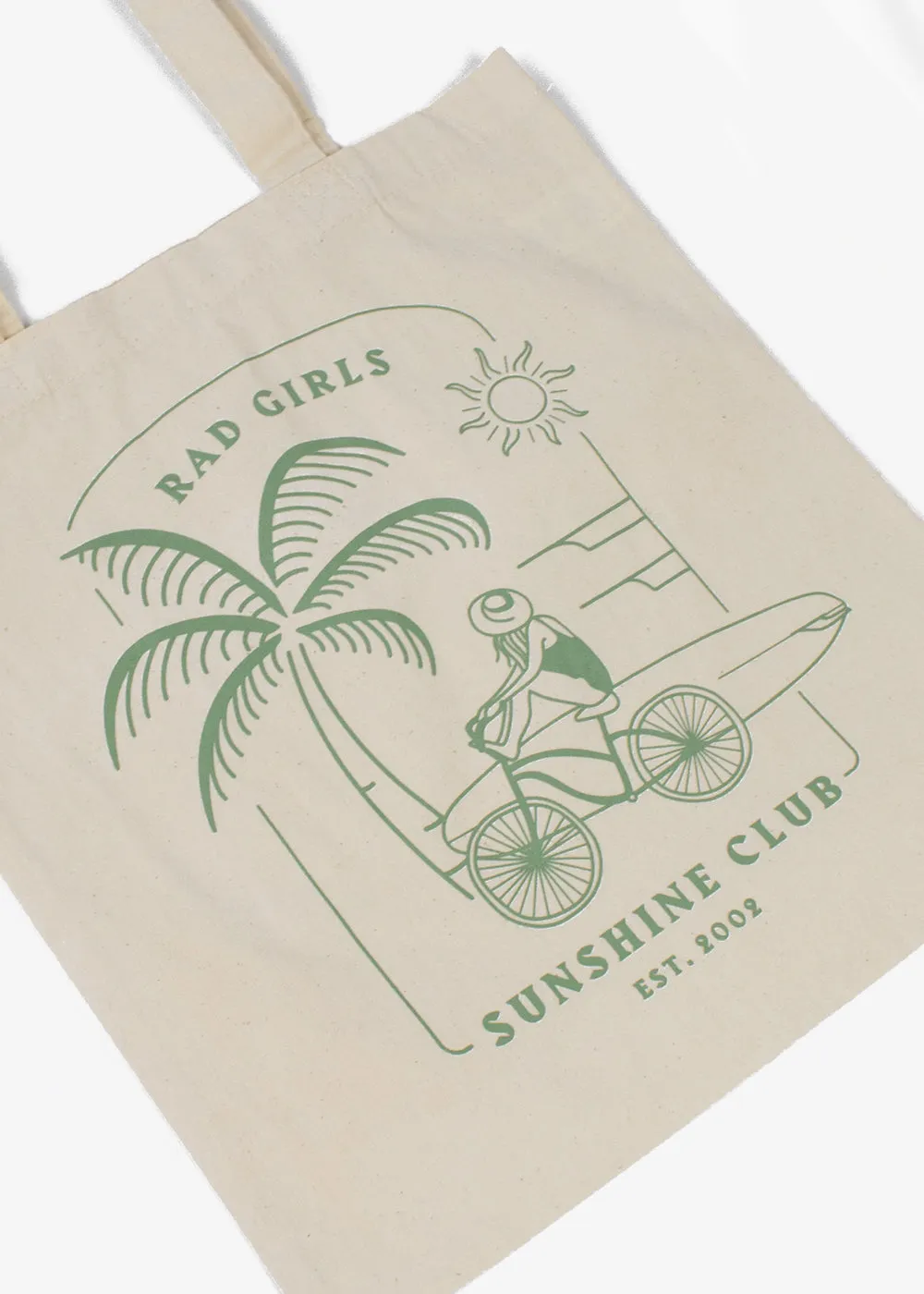 Rad Girls Sunshine Club Shopper Tote Bag