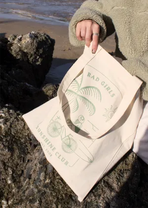 Rad Girls Sunshine Club Shopper Tote Bag