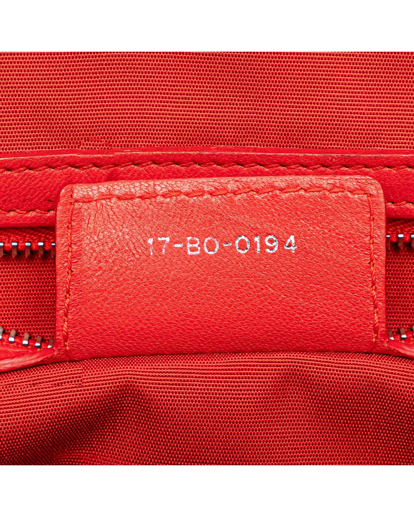 Soft Lambskin Zip Shopping Tote with Interior Pockets