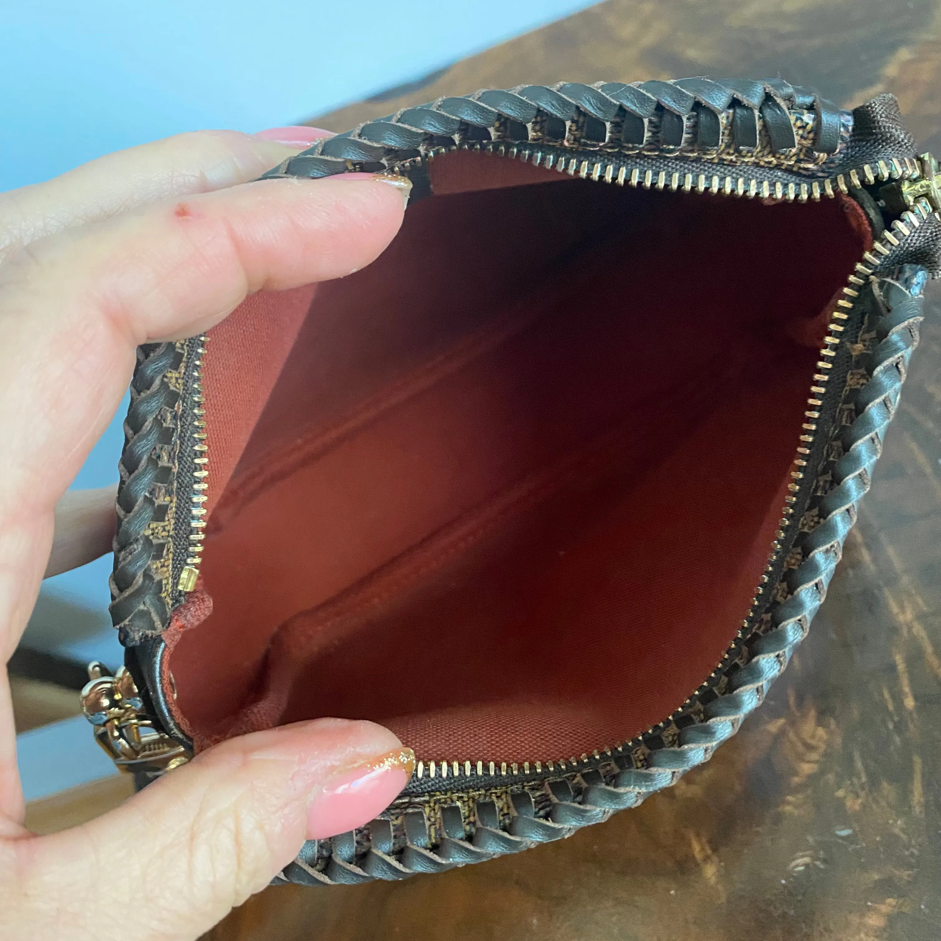 The Junco Crossbody Bag - Vintage Damier Ebene