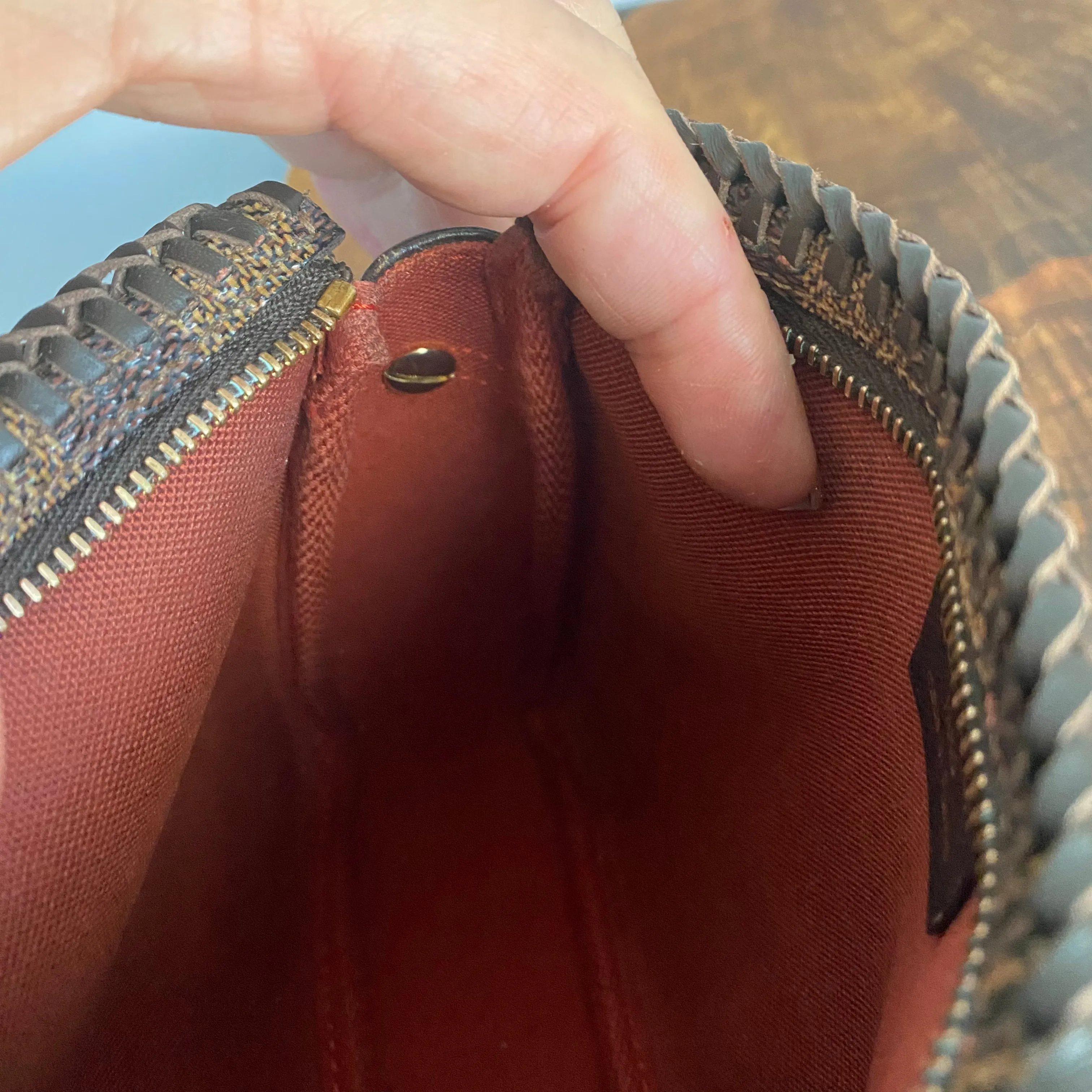 The Junco Crossbody Bag - Vintage Damier Ebene