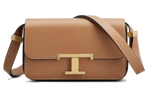 TODS T TIMELESS CROSSBODY BAG COGNAC