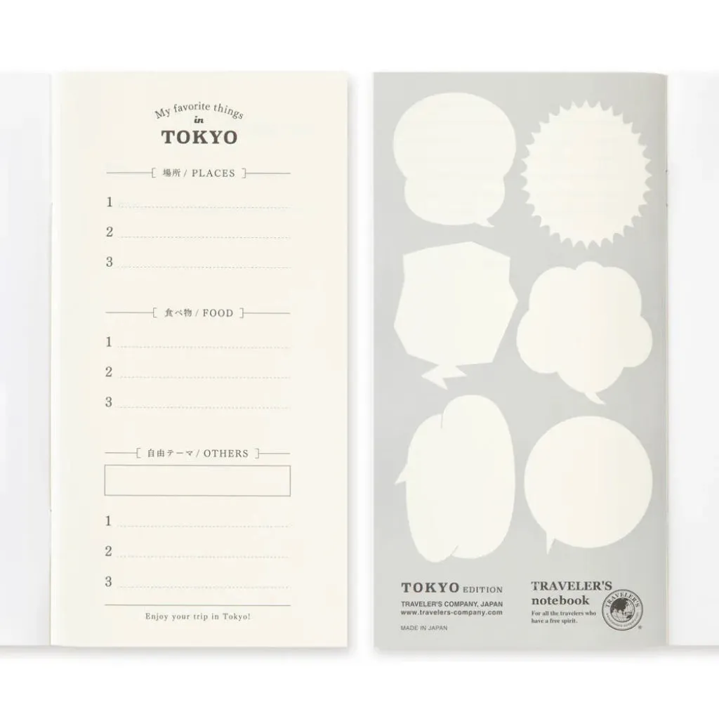 Traveler's Company - Postcard Refill Tokyo Edition (Regular)