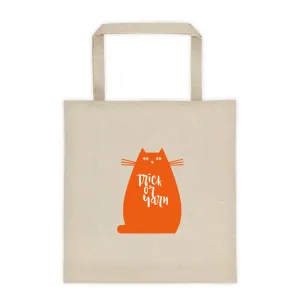 Trick Or Yarn (orange, liberty bag)