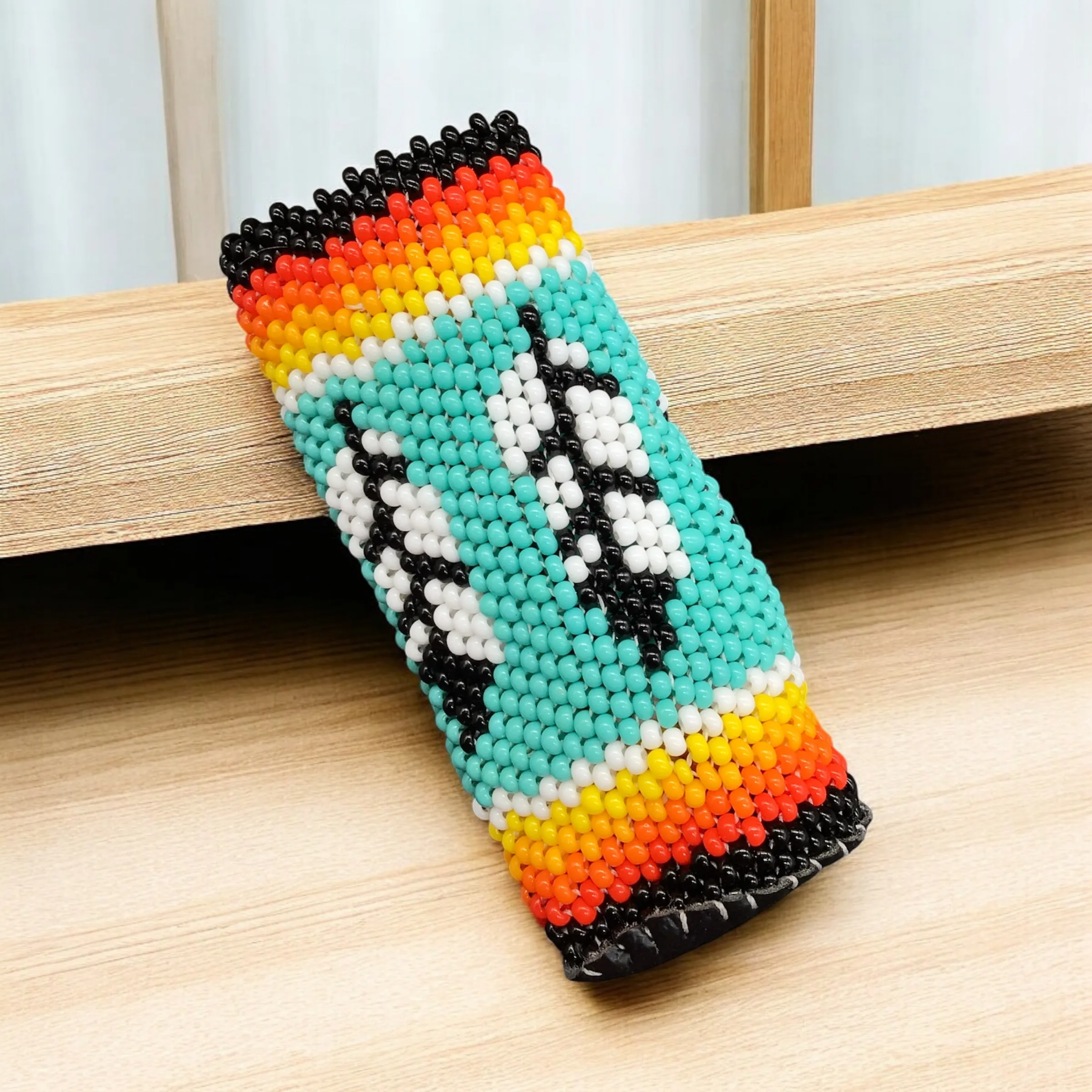Turquoise Beaded Lighter Case