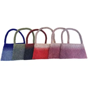 Two -Toned Seed Beaded Handbag