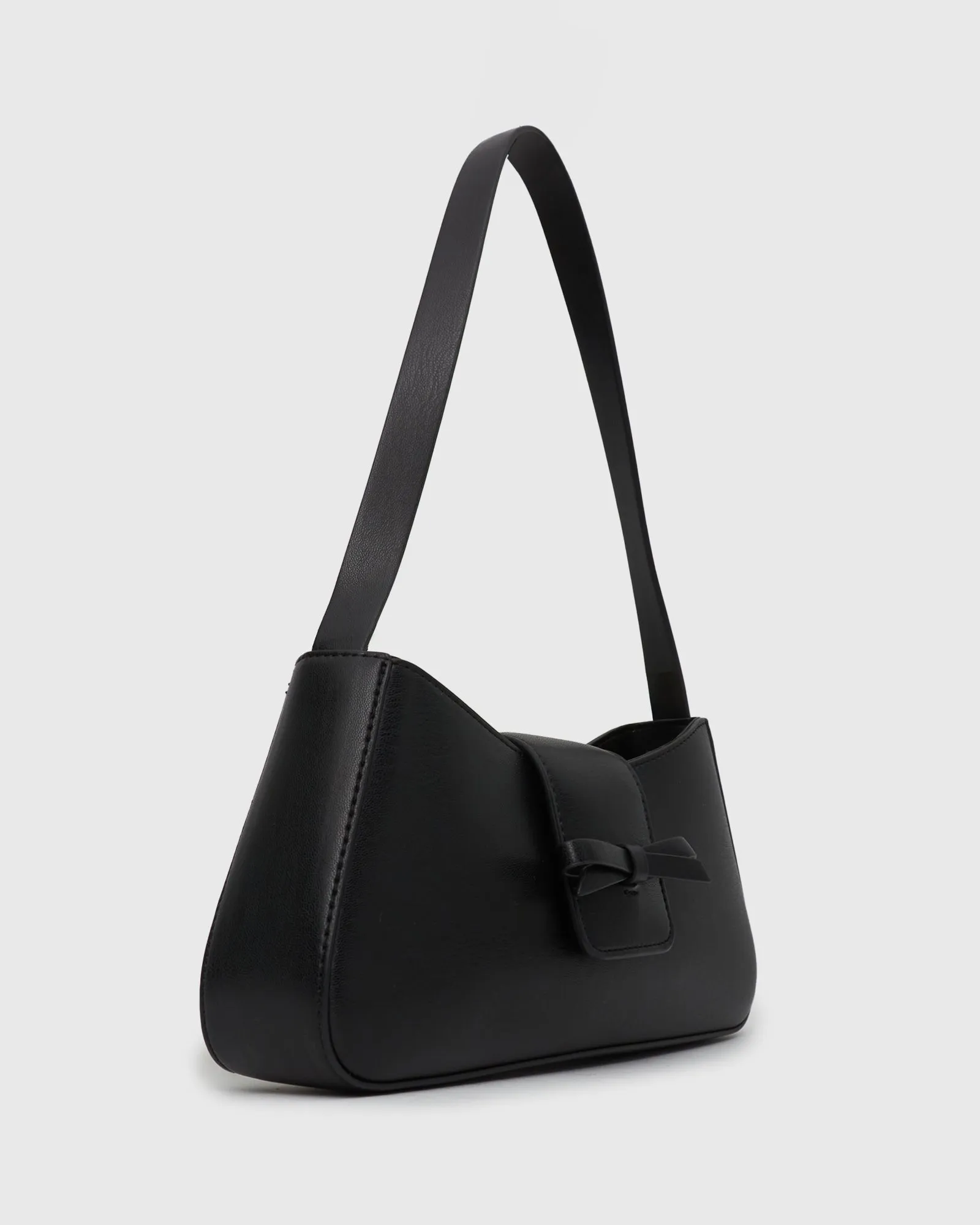 Elegant Vienna Bow-Embellished Baguette Bag