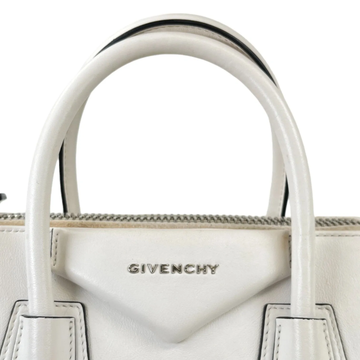 Women's Signature Antigona Handbag White
